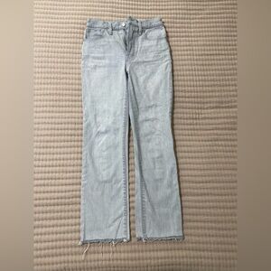 Madewell light gray wash jeans